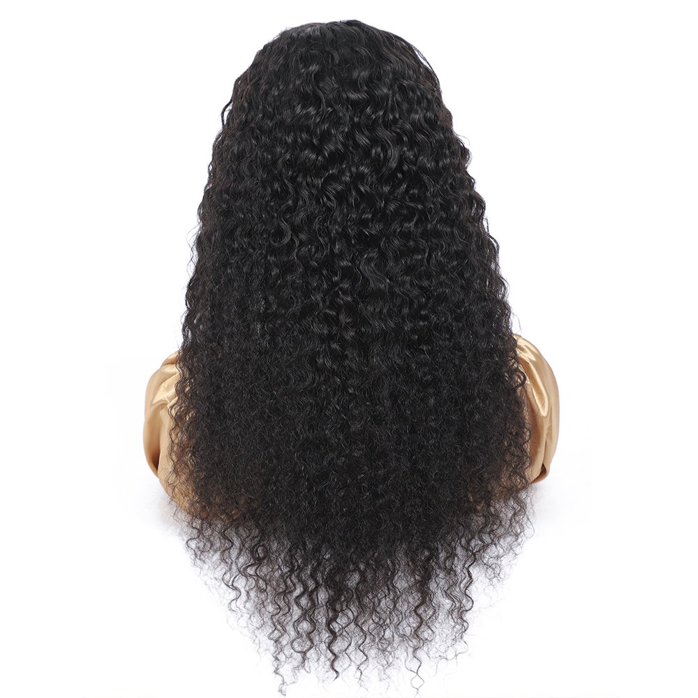 Frontal Human Hair Wig Transparent Front Brazilian 360 Full Lace Long 100% Virgin Human Hair Light Brown Swiss Lace Average Size
