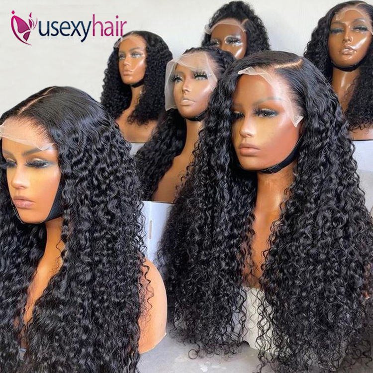 300% Density Wholesale raw hair glueless wigs lace front wigs short pixie curly full hd lace frontal brazilian human hair wigs