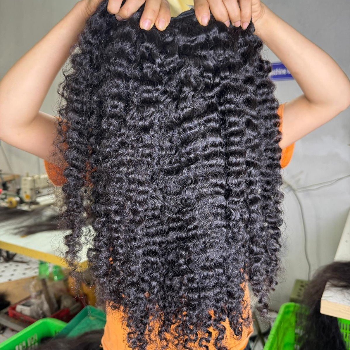 Hair For In Bulk Vietnamese/ Cambodian Hair | Wholesale Curly Burmese 100% Raw Human Hair Bundles Deal Natural Color 10A Grade