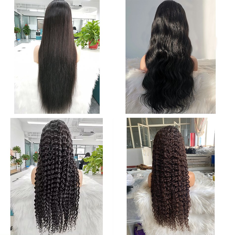 Wholesale Hair Wigs Brazilian Virgin Transparent Lace Front Wig Hd Transparent Lace Frontal Human Hair Wigs For Black Woman