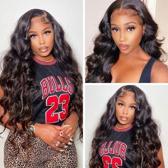 SPARK Hair Wear and Go Glueless Wigs Human Hair Pre Cut 4x4 5x5 13x4 Straight Wigs Human Hair Pre Plucked HD Lace Closure Wigs