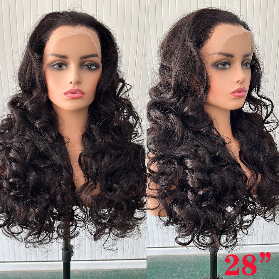 Spring Bouncy Curly Lace Front Wig Loose Wavy Fumi Lace Frontal Vietnamese Human Hair Wigs for Women