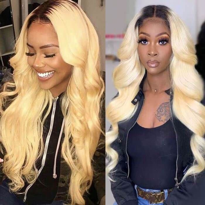 Wholesale lace wig human hair wigs very long 30 40 inch blonde 613 deep wave frontal lace wig human hair 13x6