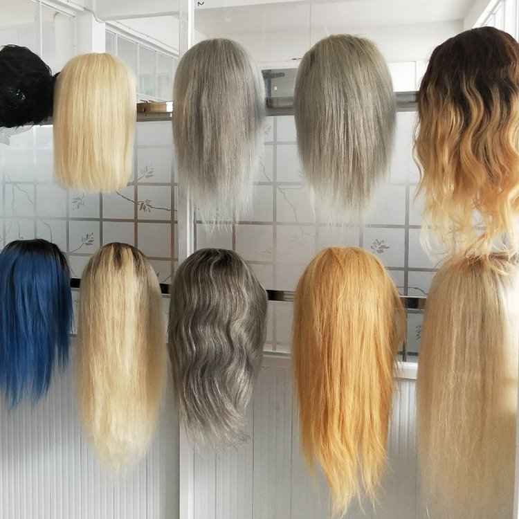 Wholesale lace wig human hair wigs very long 30 40 inch blonde 613 deep wave frontal lace wig human hair 13x6