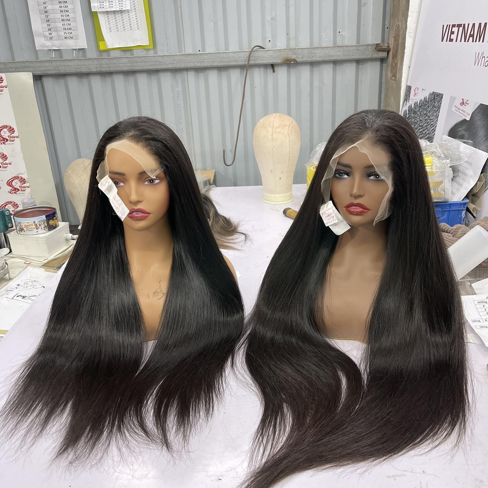 Silky So Smooth Bone Straight Vietnam Human Hair Wig Top Quality Bone Straight Human Hair Wigs For Black Women