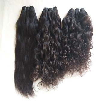 Natural Hair straight 100% human extensions