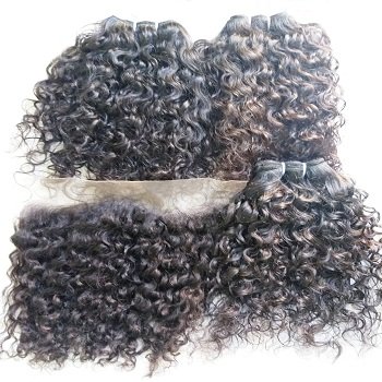 Natural Hair straight 100% human extensions