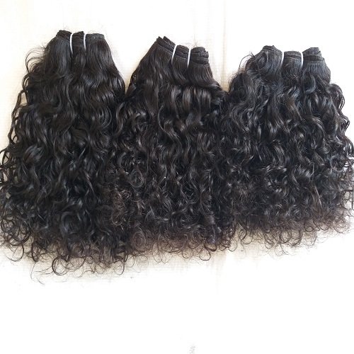 Natural Hair straight 100% human extensions