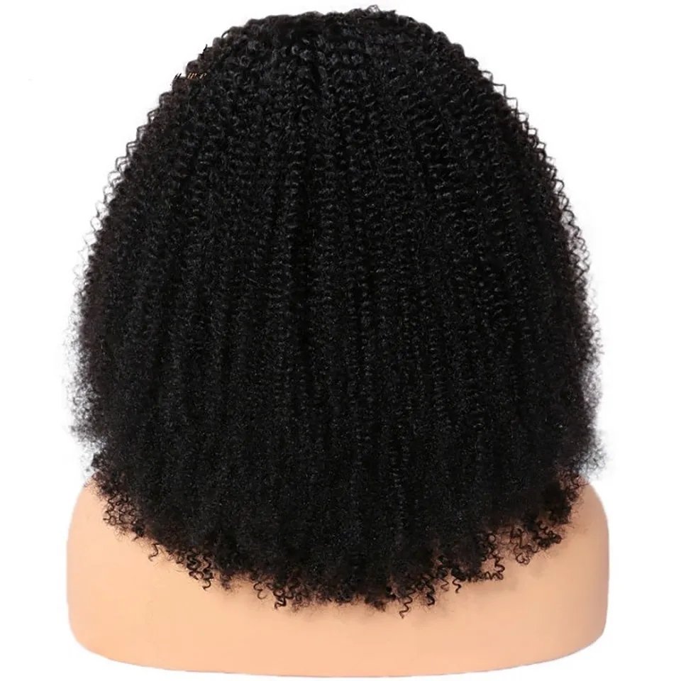 100% Human Hair V Part Human Hair Wig No Leave Out Afor Kinky Curly Wigs For Women Brazilian Human Hair Wig