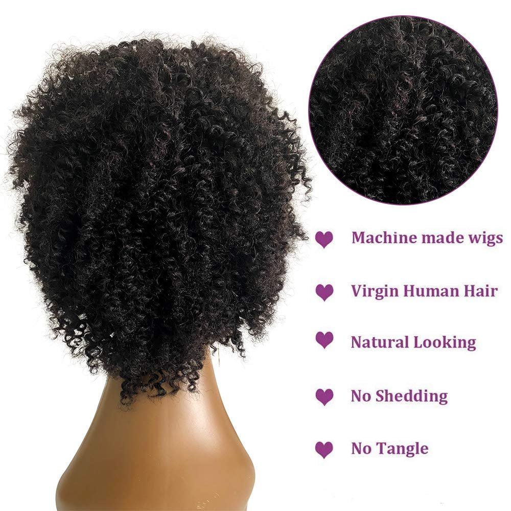 Afro Kinky Curly Bob Wig Short Curly Human Hair Wigs For Black Women Wet And Short Bob Wavy Wig Mongolian Kinky Curly