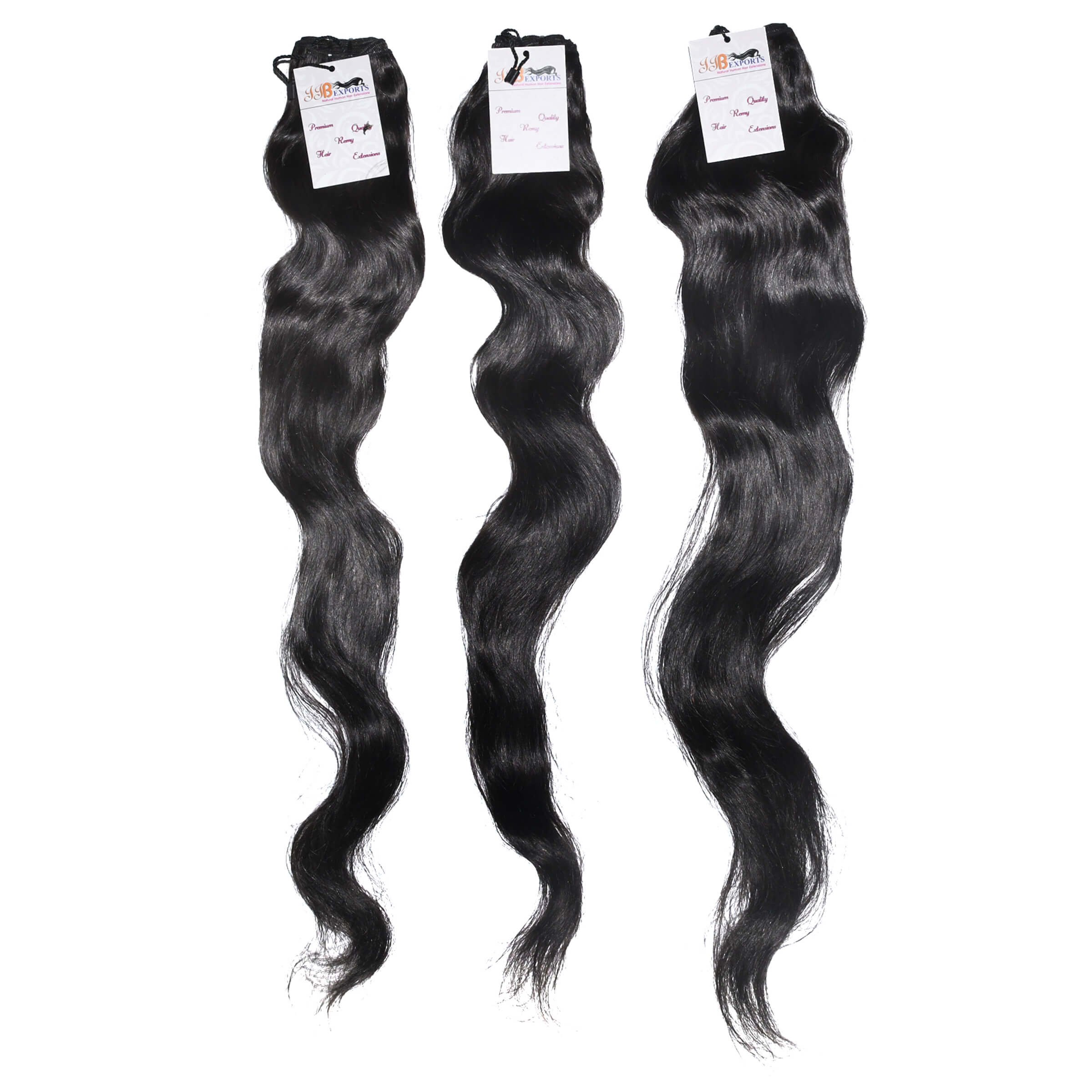 Raw Indian Hair Directly From India Virgin Natural Wavy Water Wave 100% Human Hair Weave Unprocessed Cuticle Aligned Hair Bundle