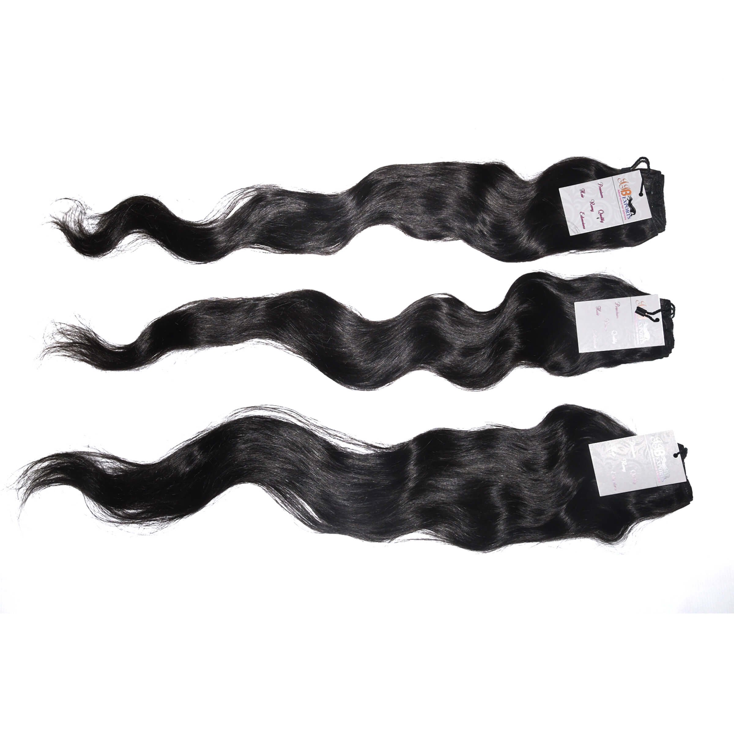 Raw Indian Hair Directly From India Virgin Natural Wavy Water Wave 100% Human Hair Weave Unprocessed Cuticle Aligned Hair Bundle