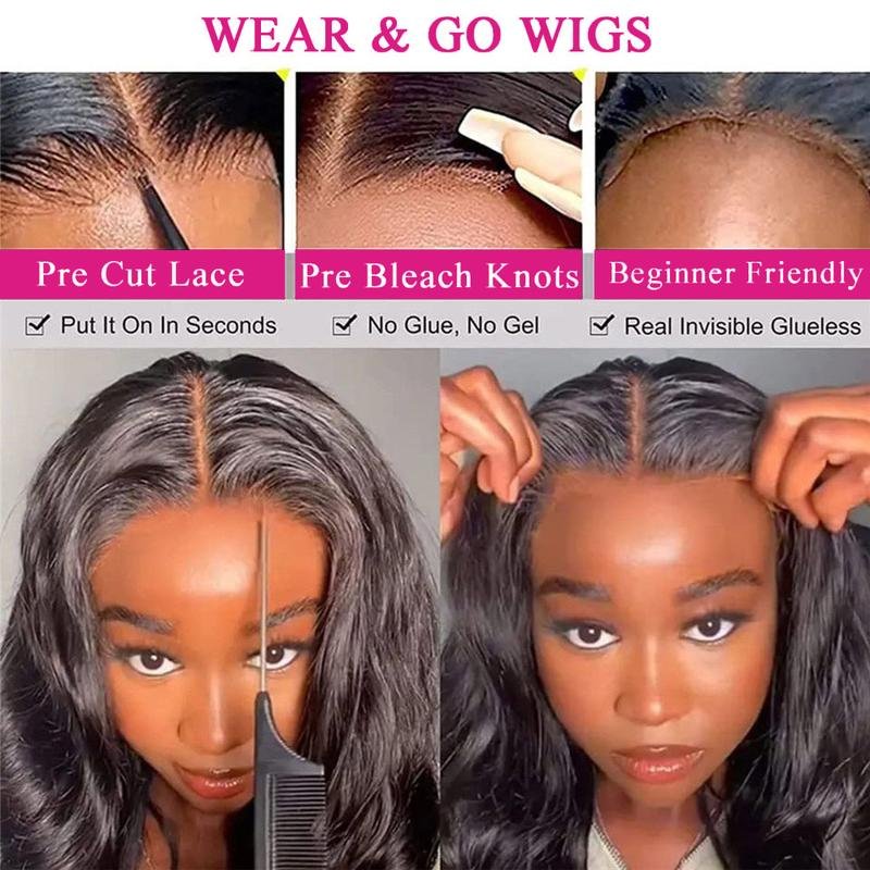 Wear And Go glueless wigs raw vietnamese human hair wig natural straight transparent lace closure wigs vendors for black women