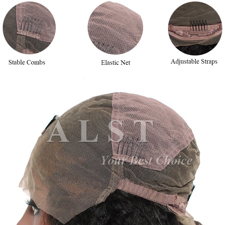 Wholesale 10a Grade Cuticle Aligned Glueless Full Lace Wig Curly Human Hair Wigs Brazilian Virgin Raw Hair Wigs With Adjust Band