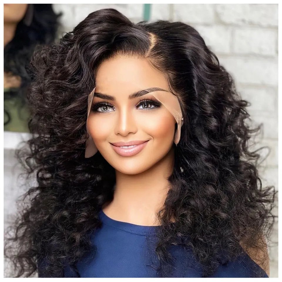 Short hd lace wigs pixie cut curly Indian hair wigs 100 percent human hair wigs
