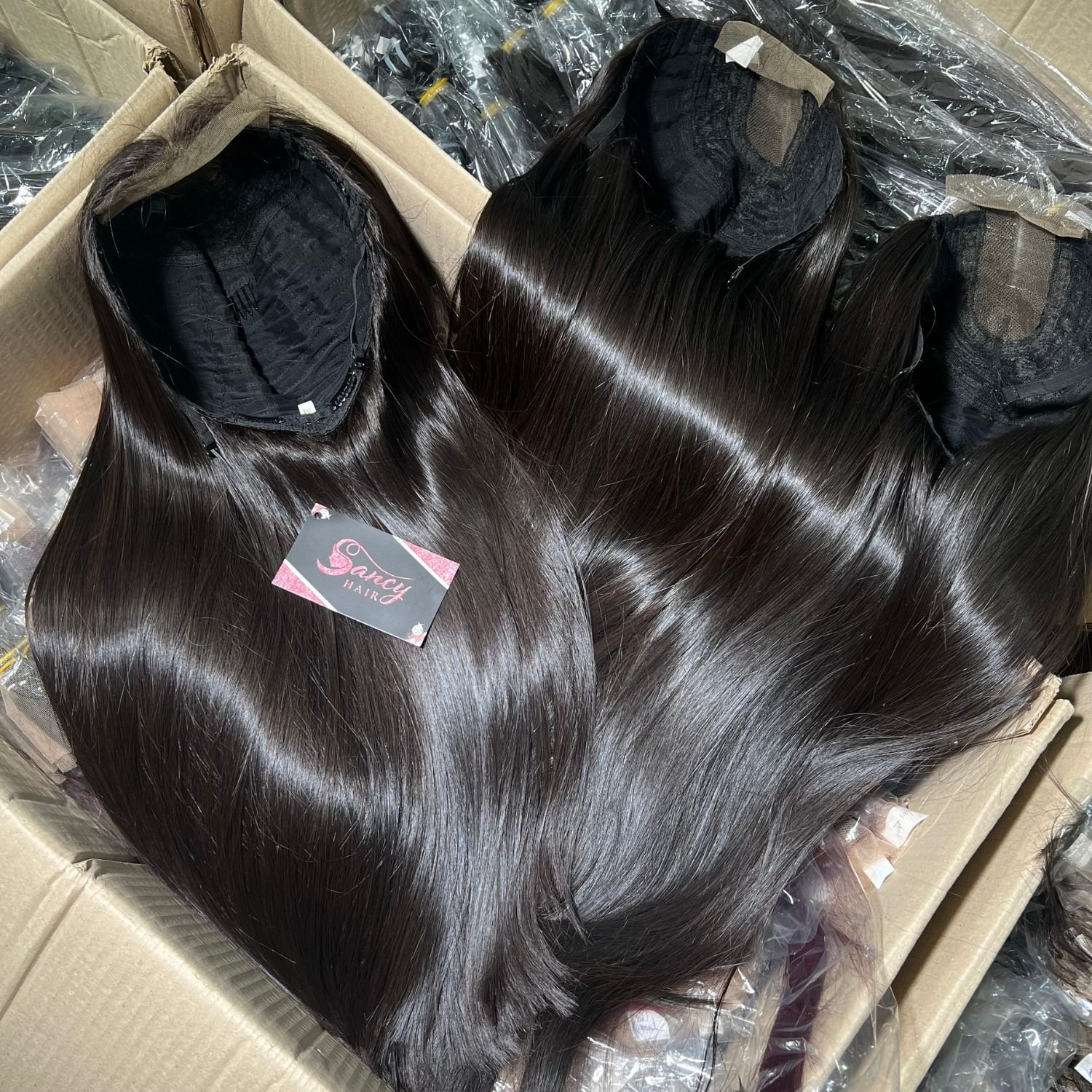 Hottest Natural Black Human Hair Wigs From 100% Vietnamese Raw Hair | Premium Quality Human Hair Extensions | Wholesale Price