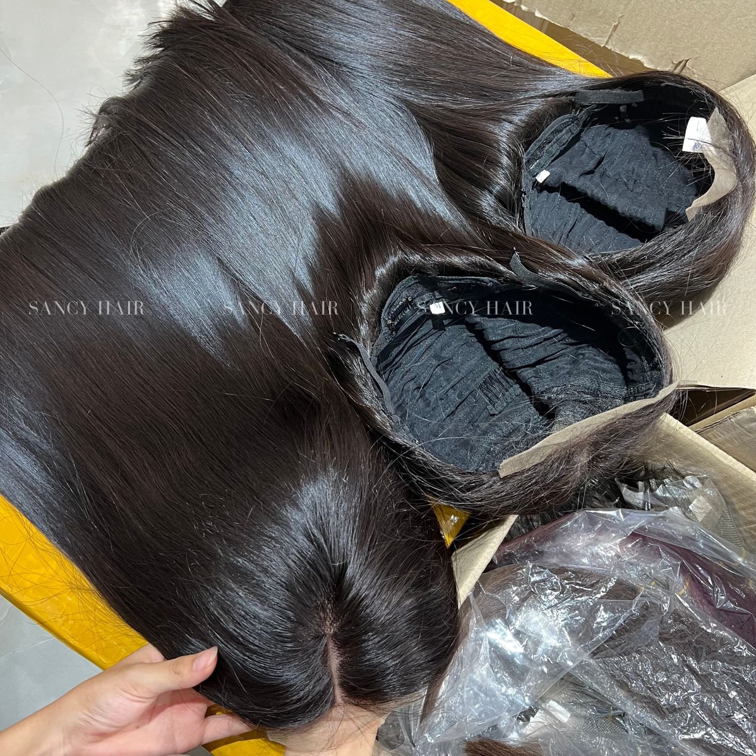 Hottest Natural Black Human Hair Wigs From 100% Vietnamese Raw Hair | Premium Quality Human Hair Extensions | Wholesale Price