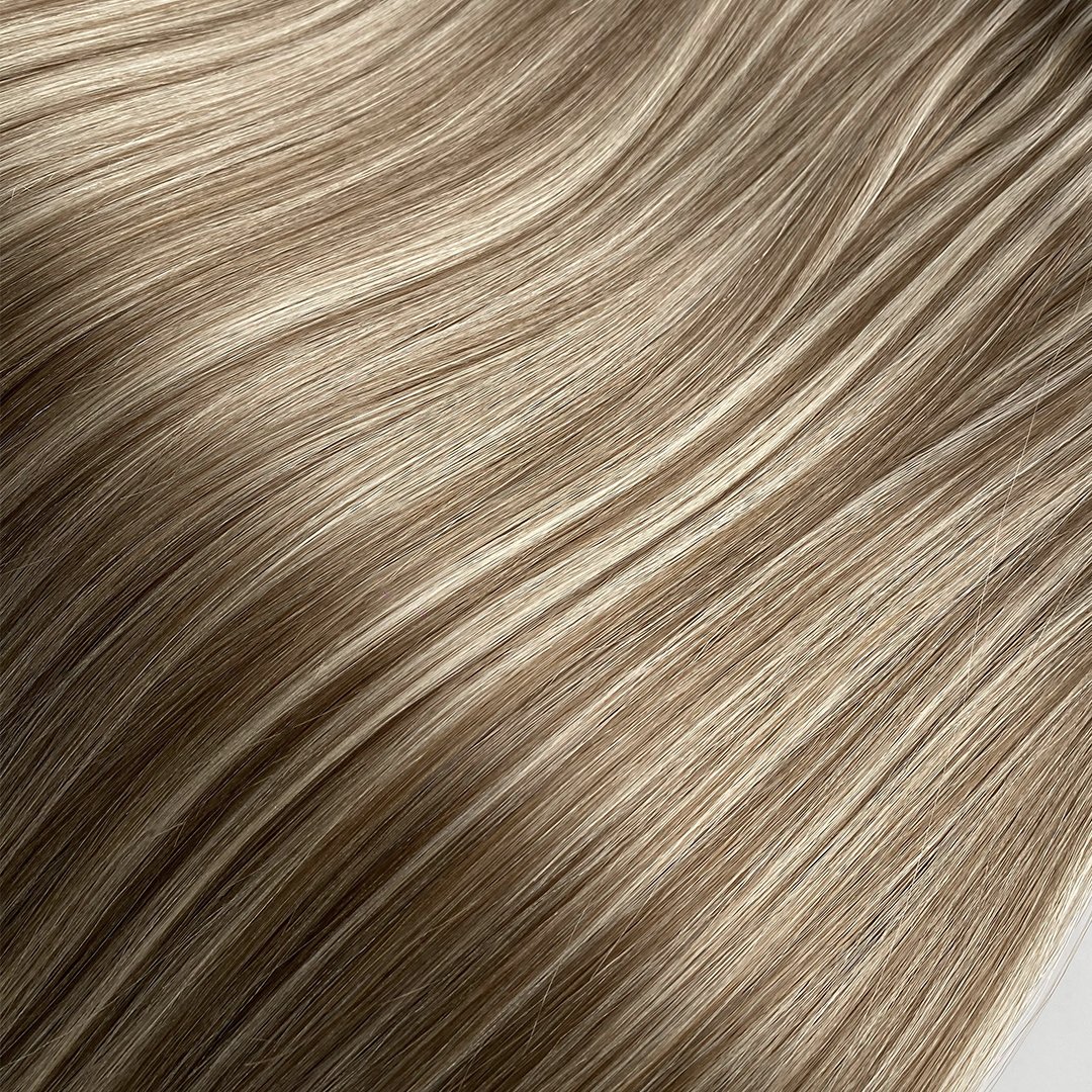 Haiyi Salon Professional Luxury Quality 100% Double Drawn Virgin Cuticle Genius Weft Human Hair Extension For Balayage Color