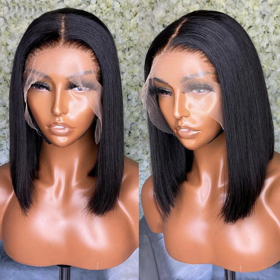 Bone Straight Hair Wig Raw Vietnamese 13*4 Lace HD Glueless Wig Double Drawn Virgin Brazilian Human Hair Wigs for Black Women