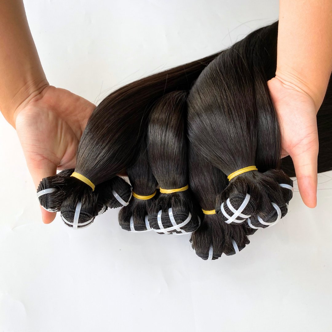 Wholesale Double Drawn Vietnamese Weft Human Hair Virgin Keratin Human Hair Extensions