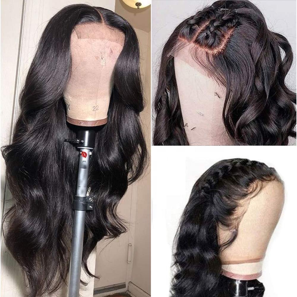 Body Wave Lace Front Wigs Human Hair Pre Plucked Bleached Knots Glueless 5x5 Brazilian Virgin HD Lace Closure Wig