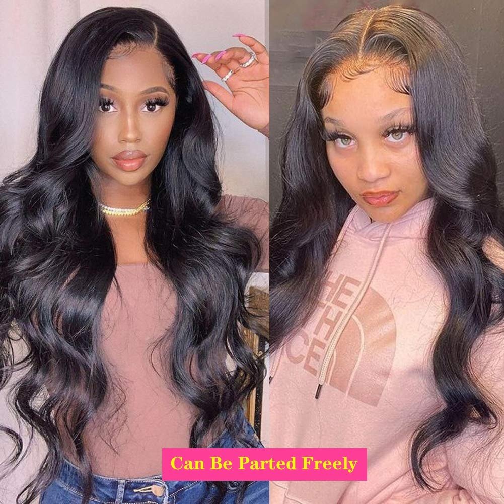 Body Wave Lace Front Wigs Human Hair Pre Plucked Bleached Knots Glueless 5x5 Brazilian Virgin HD Lace Closure Wig