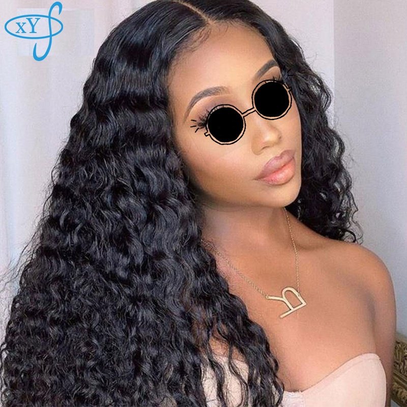 XYS Wholesale Price 13x6 Natural Hairline Hd Lace Frontal Wig, Virgin Colombia 180 Density Human Hair Lace wigs