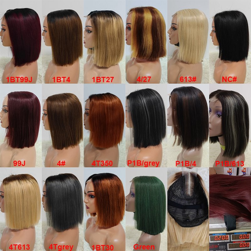Letsfly Kim K 2x6 Lace Closure Bob Wigs Raw Virgin Hair Wholesale Customize Color Hair For Black Woman