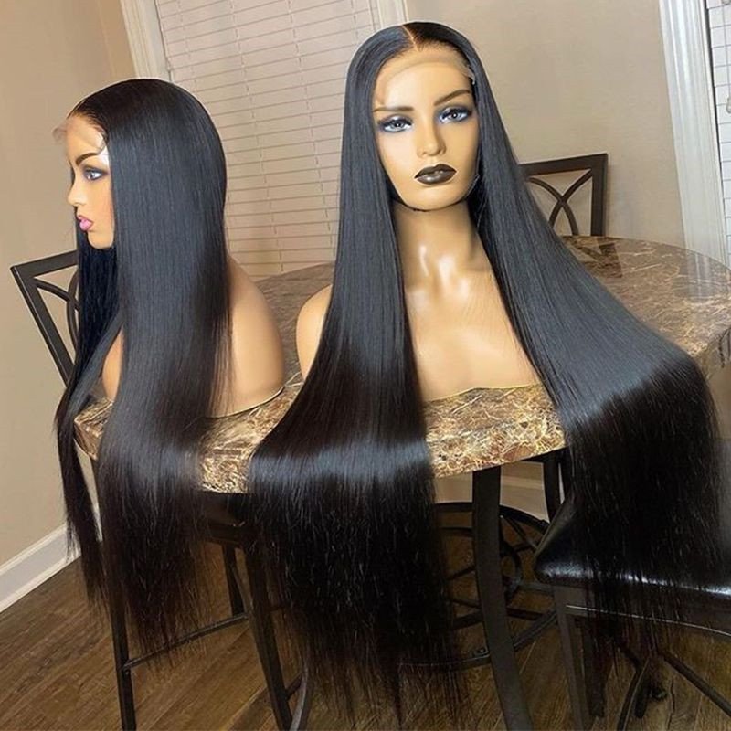 Cheap Straight Lace Wigs With Baby Hair HD Full Lace Human Hair Wigs Glueless 360 Lace Frontal Wig
