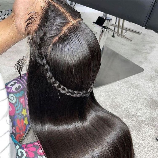 Cheap Straight Lace Wigs With Baby Hair HD Full Lace Human Hair Wigs Glueless 360 Lace Frontal Wig