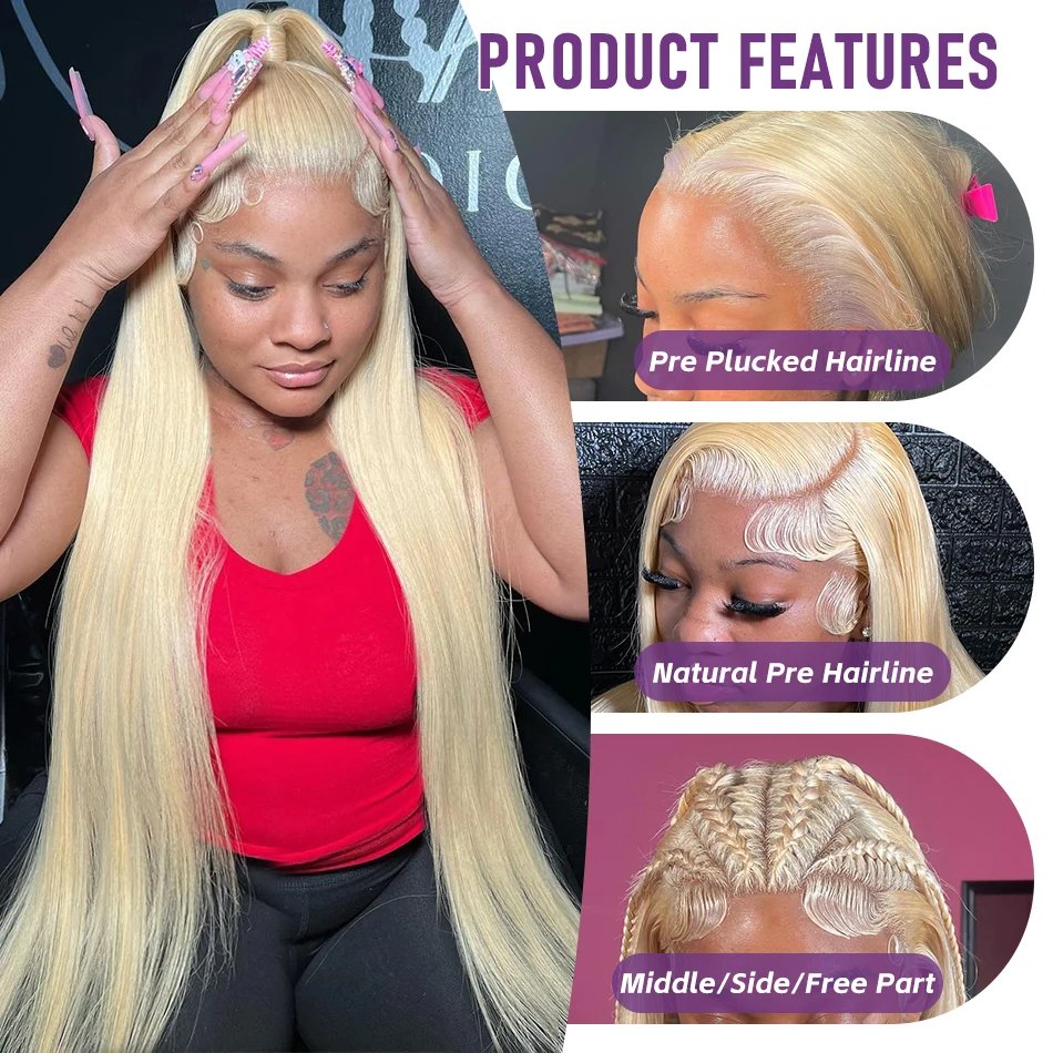 40 inch hd brazilian full lace human hair wig,100% human hair hd blonde 613 full lace wig with baby hair,full lace wig vendor