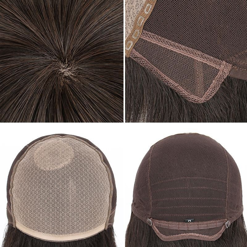 High Quality 100% Unprocessed Raw Virgin Brazilian Straight Natural Woman Human Hair Silk Top Base Wigs Vendors Supplier