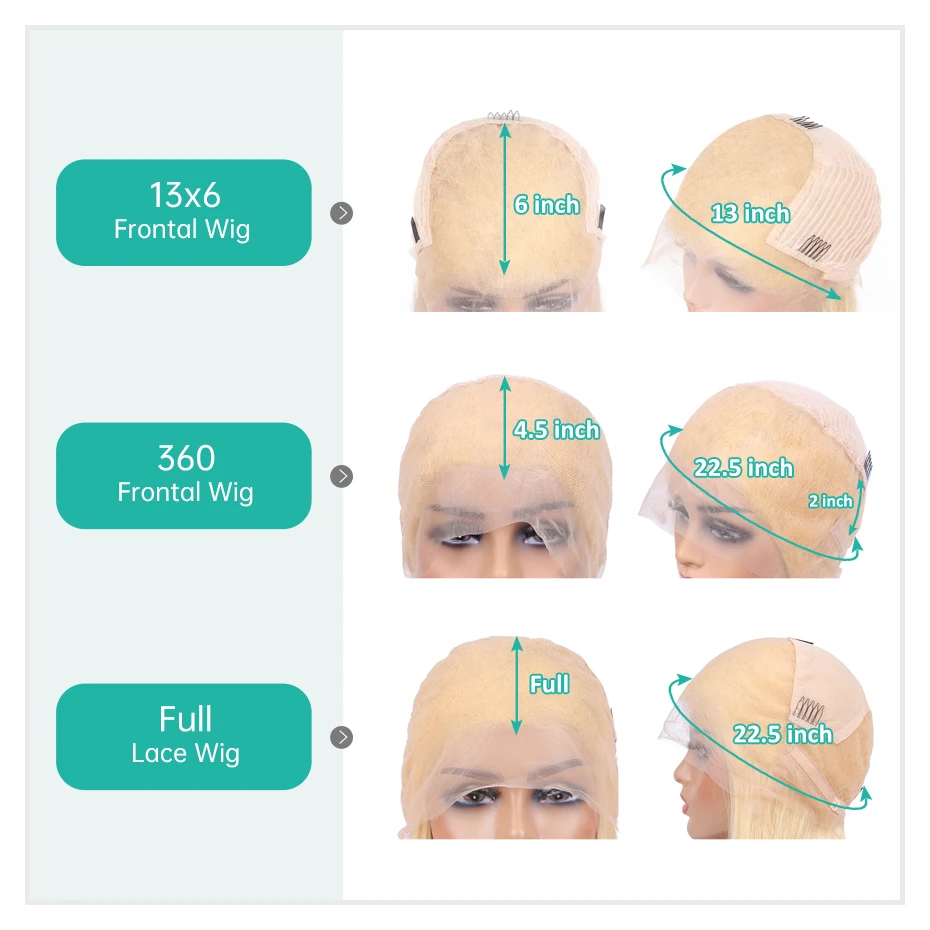 Transparent HD Full Lace Human Hair Wigs for Women Silky Straight Lace Frontal Wigs with Silk Base Highlight Blonde Lace Wigs