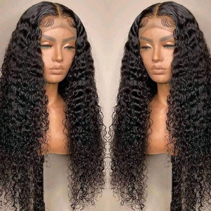 Wholesale Virgin 13x4 Lace Front Wig 100% Brazilian Transparent Hd Lace Water Wave Glueless Human Hair Wigs For Black Women