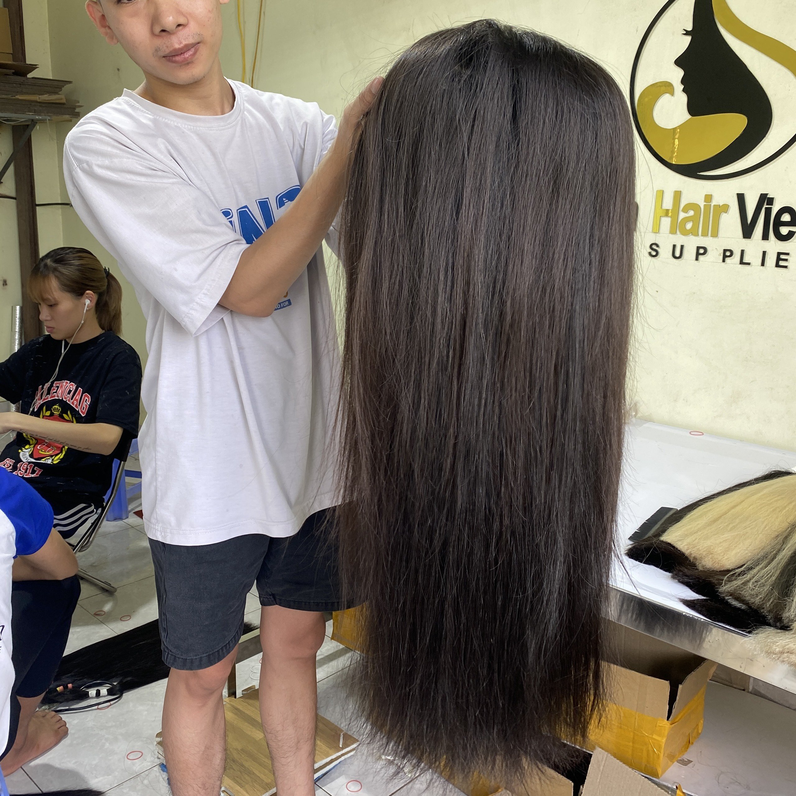 Fashion High Quality Human Hair Wigs 2022 Natural Straight Hair 8-32 Inches Female Lace Wigs 100% Cuticle Aligned Virgin Hair V