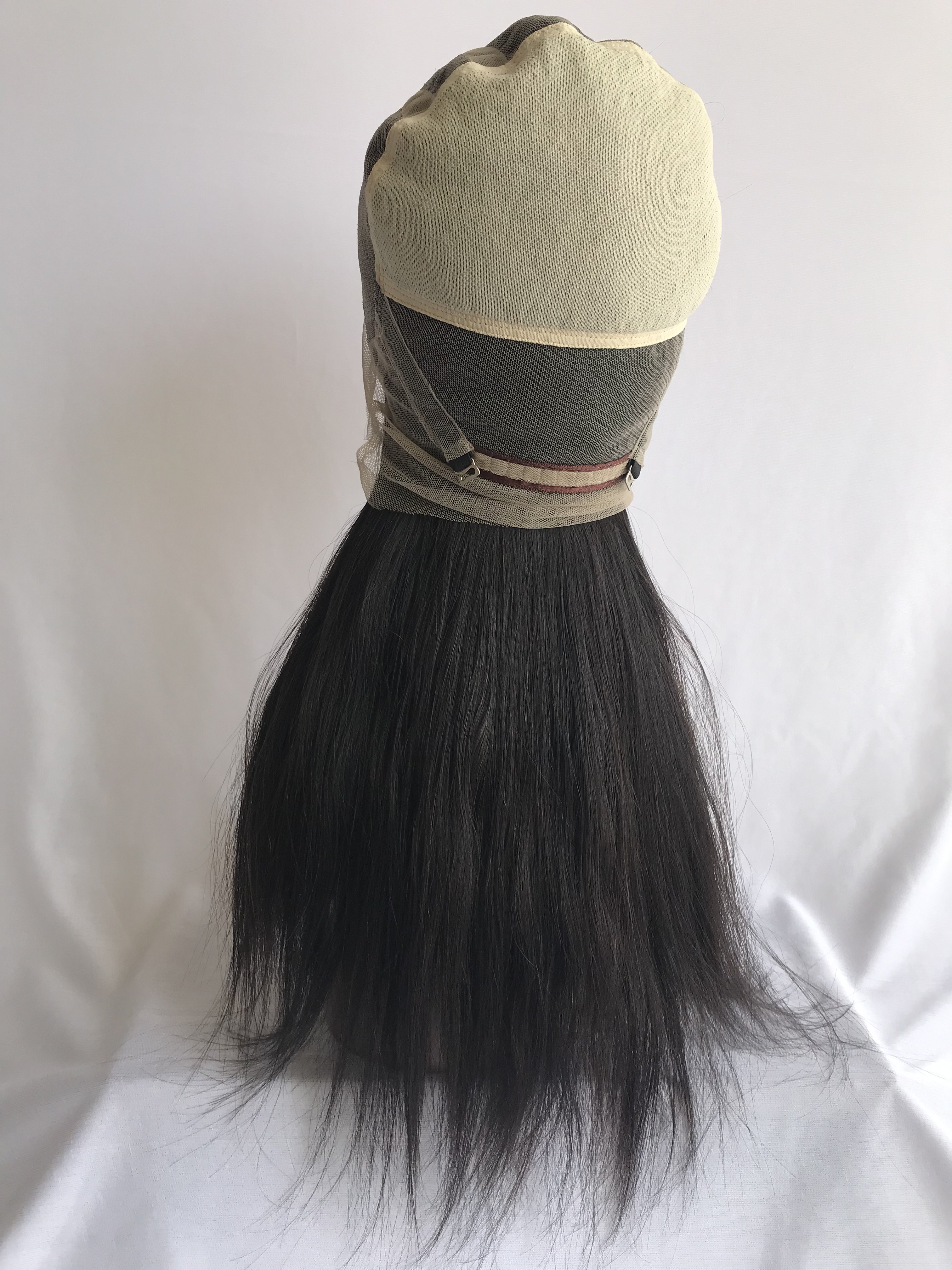 Top Premium Quality Raw Cambodian Virgin 18'' Straight 360 Full Lace Wigs Single Donor Hair Wholesale Price List Indian Supplier