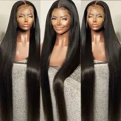 beautytown wigs and straight human hair wigs 13x4 lace front wig brown