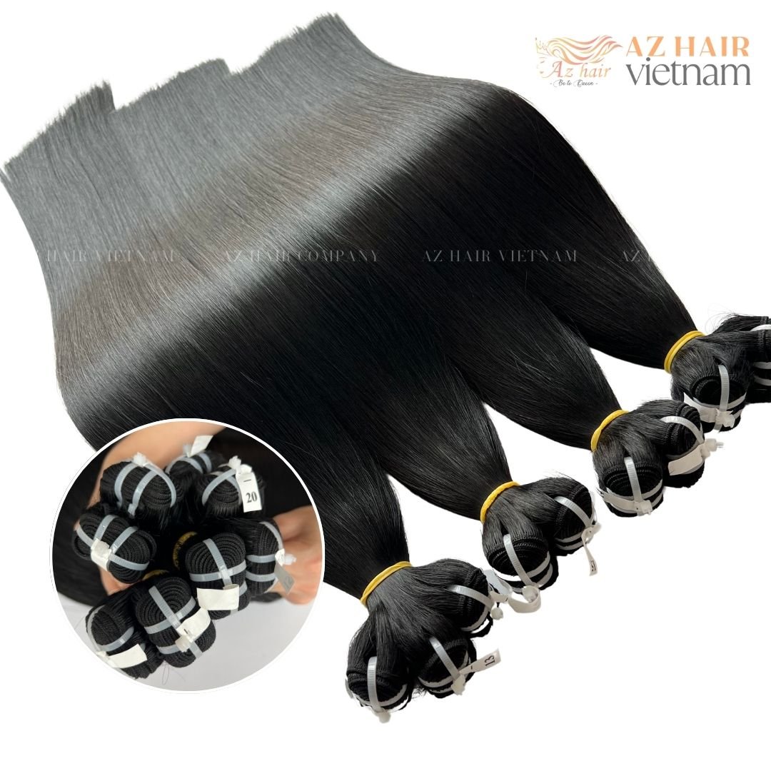 Premium SDD Raw Vietnamese Bone Straight Black Available Length Upto 100cm - 40 Inches Get Free Sample Hair Bundle