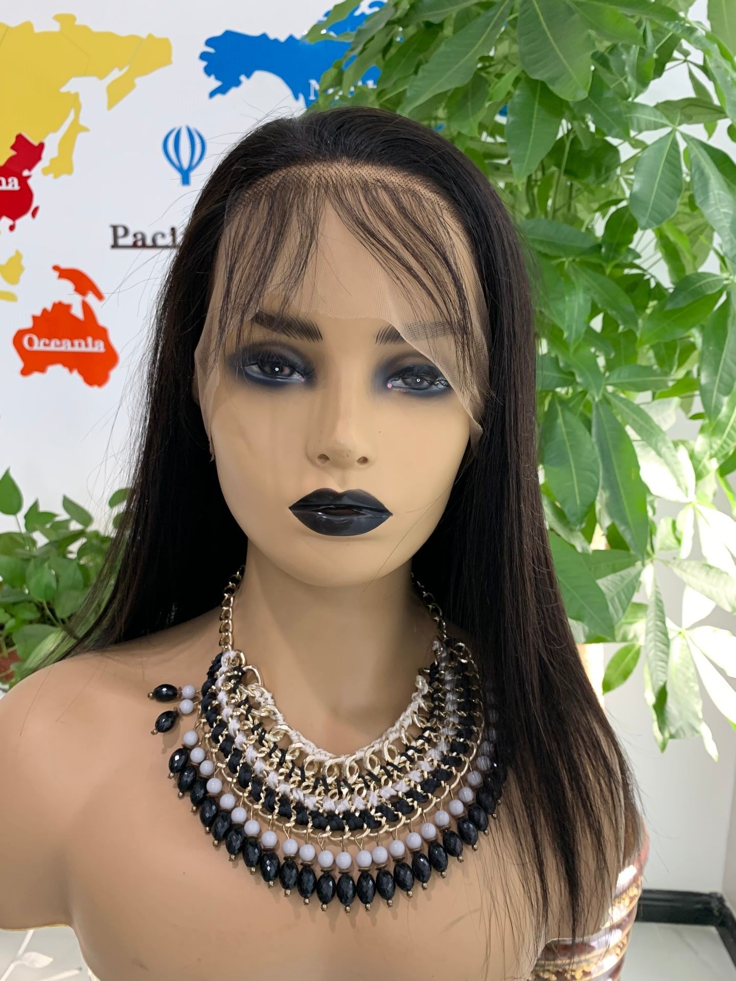Paseoshipping Large Stock Full Lace Wig Supplier 100% Raw Virgin Cuticle Aligned Human Hair Wigs Black 1 Piece Brazilian Hair