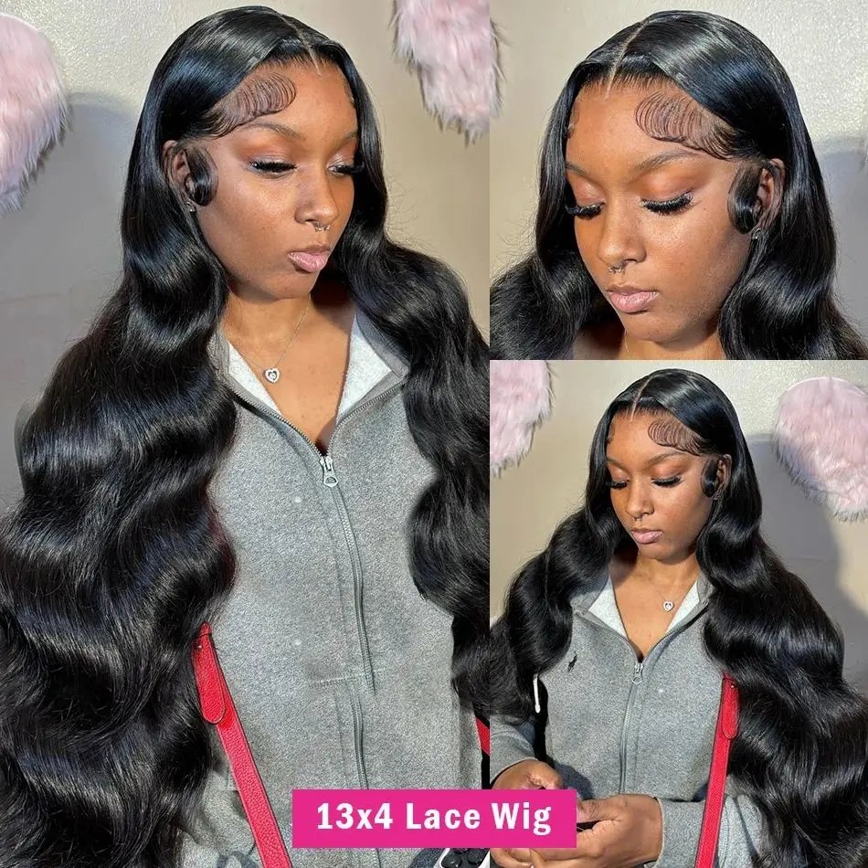180 Density HD Transparent Lace Front wig 28 Inch 13x4 Human Hair Wigs Pre-Plucked Bleached Knots Wigs human hair lace front