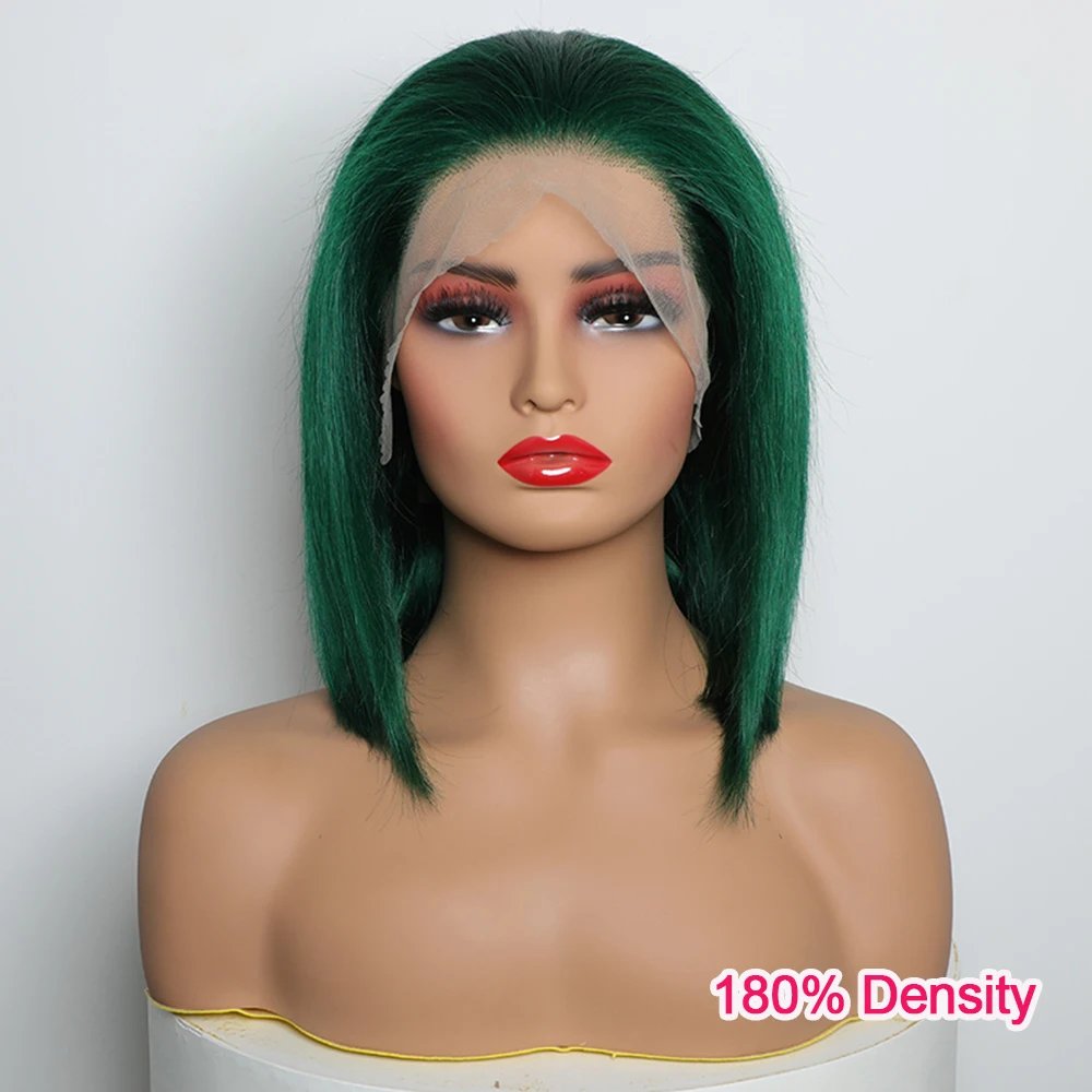 13x4 613 Blonde Bob Hair Human Hair Lace Frontal Wig Brazilian Straight Wig colorful Human Hair Wig for Women