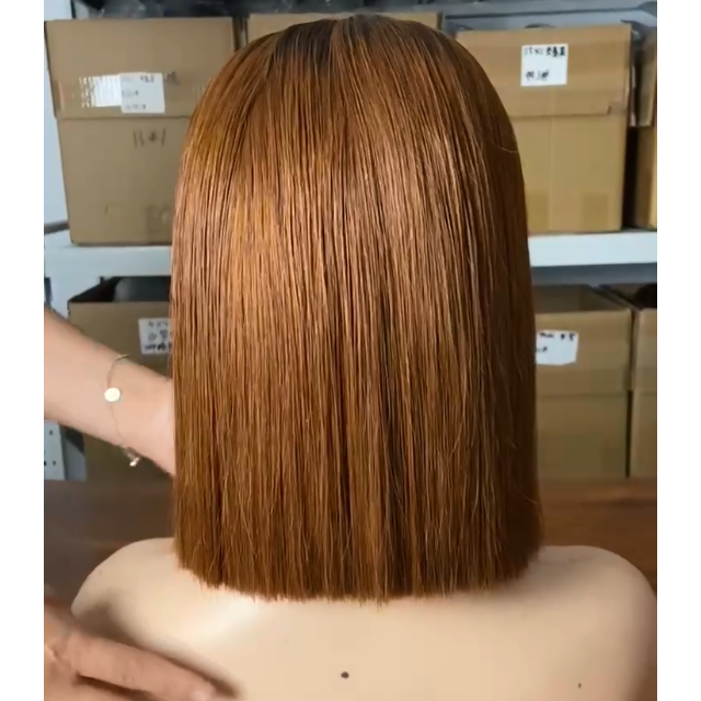 SDD Bone Straight Short Bob Wig HD Glueless Lace Front Brazilian Virgin Hair Vendor Natural Human Hair Wigs For Black Women
