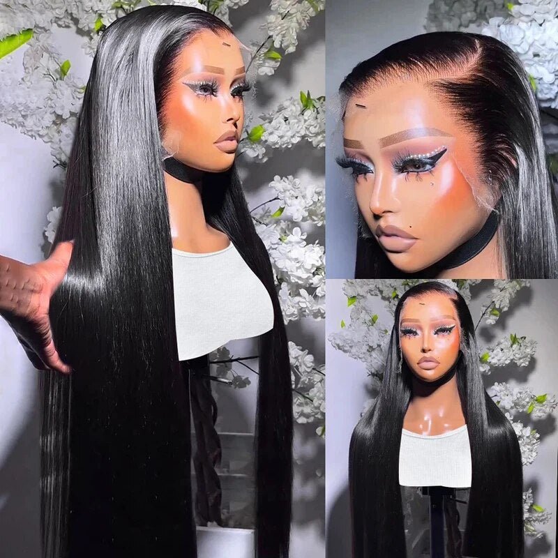 Wholesale Raw Indian Virgin Natural 180% Density Human Hair Hd Full Lace Frontal Wig Transparent Lace Front Human Hair Wigs