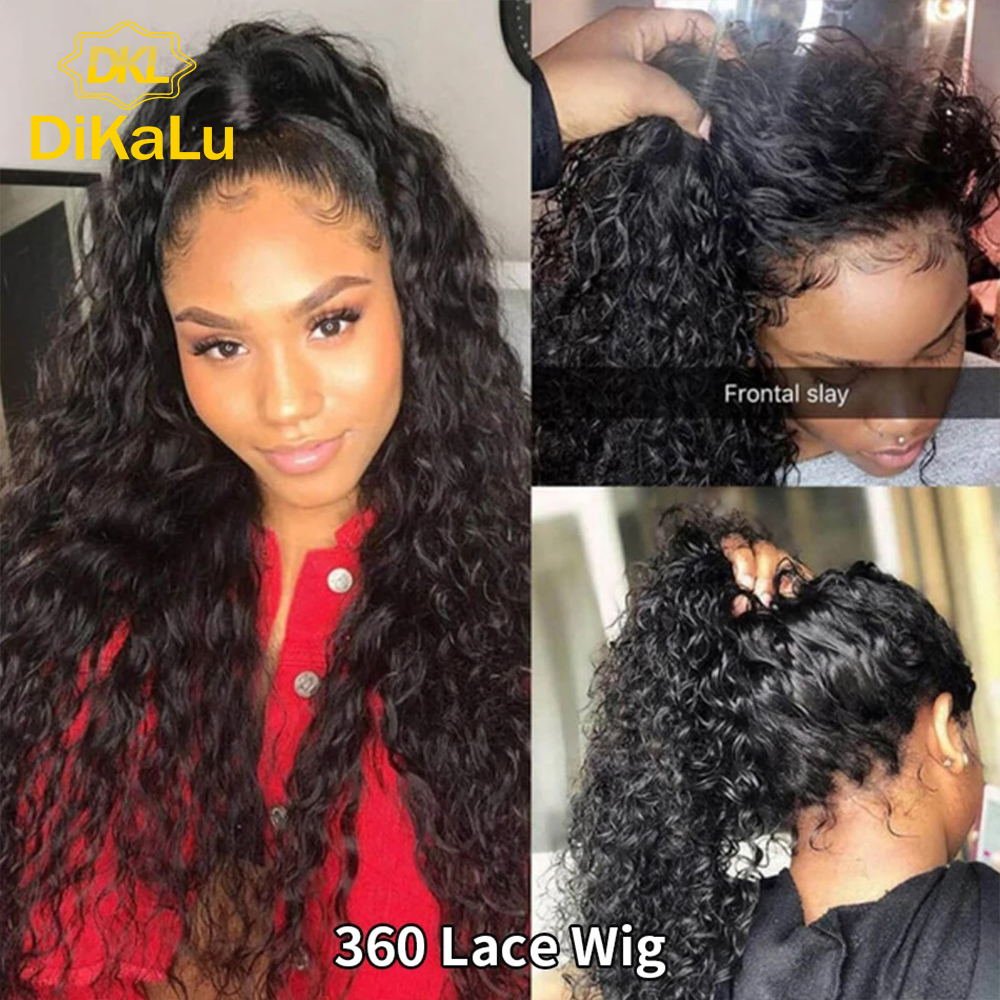 Factory Directly Loose Deep Wave Wigs Transparent HD 13*4 13*6 Full Lace Front Wigs Glueless Virgin Brazilian Human Hair Wigs