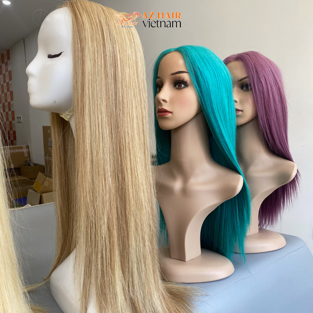 High-Quality Super Vietnamese Hair Wig, 100% Raw Hair Extensions Vendor, Virgin Cuticle Aligned Human Hair HD Lace Frontal Wig