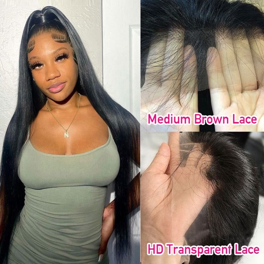 XBL Wholesale HD Brazilian Human Hair Lace Front Wig 10A Raw HD Bleached Knots Lace Wigs Vendors 13x6 360 Virgin Lace Front Wigs