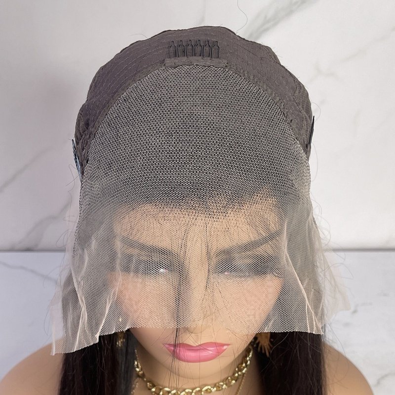 Ready to ship thick 150% 180% density lace front wigs remy straight brazilian human hair wigs