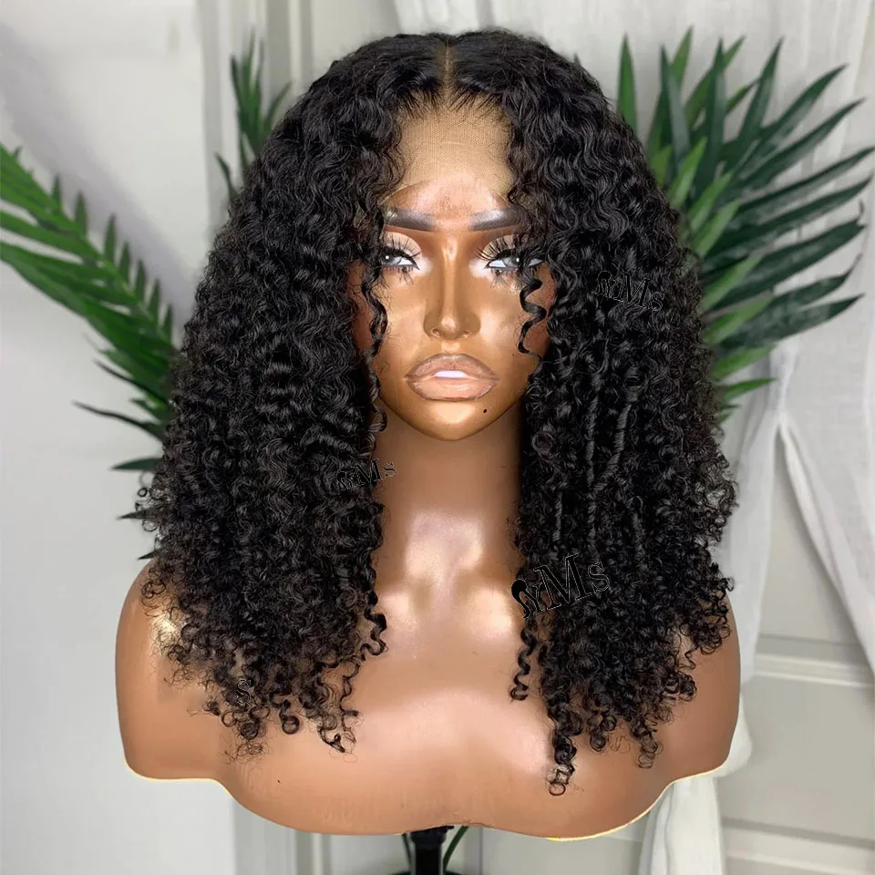 13x4 Lace Front Curly Human Hair Wigs For Black Women Factory Cheap Curly 13x6 HD Curly Baby Hair Frontal Wig