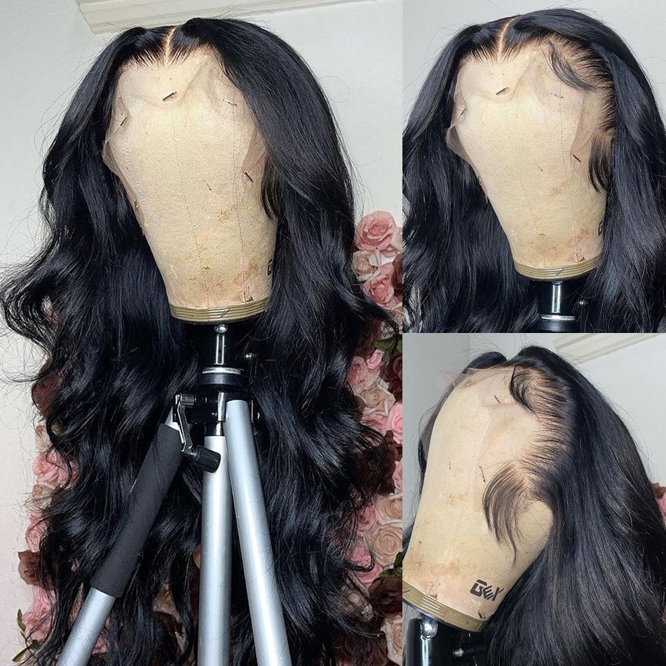 Cheap Body Wave Raw Brazilian Human Hair Swiss Lace Front Wigs Hd Lace Frontal Wigs Natural Human Hair Wigs For Black Women