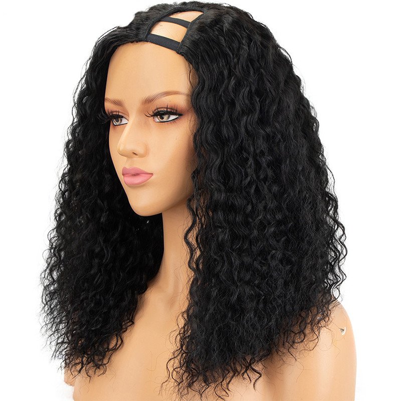 Wholesale real cheap 100% virgin human hair wigs machine made U part Brazilian human hair wigs vendor